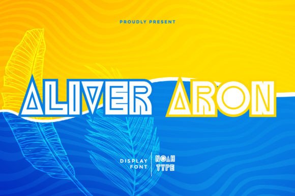 Aliver Aron: A Futuristic Display Font for Creative Campaigns