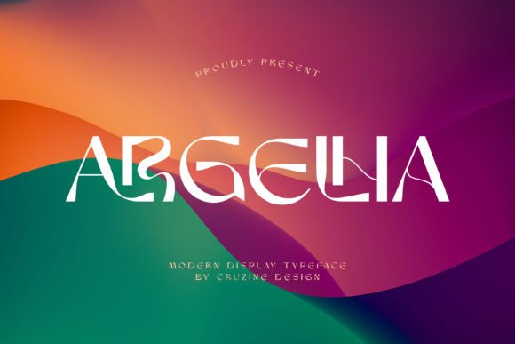 Argelha: A Retro Display Font for Nostalgic Branding