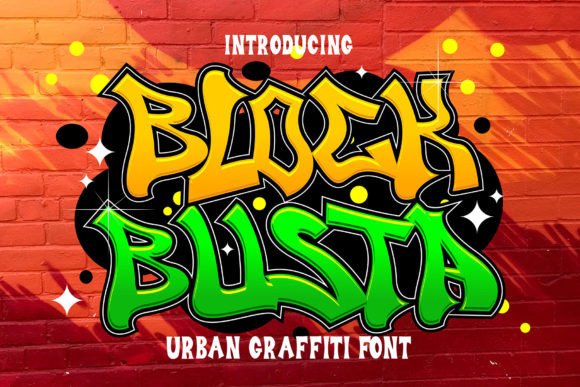 Block Busta: A Bold Display Font for Creative Makers