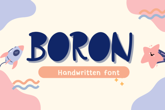 Boron: A Friendly and Quirky Display Font for Creative Projects