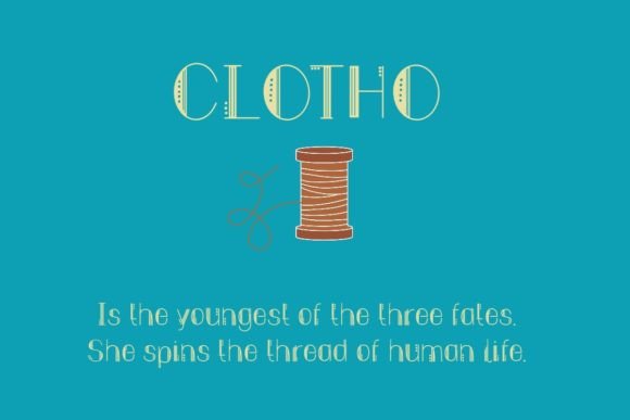 Clotho: A Quirky Art Deco Display Font for Modern Campaigns