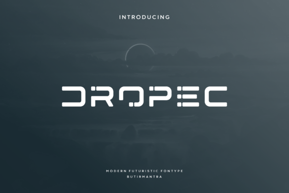 Discover the Elegance of Dropec: A Modern Display Font