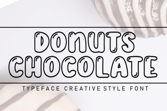 Donuts Chocolate: A Sweet, Friendly Display Font