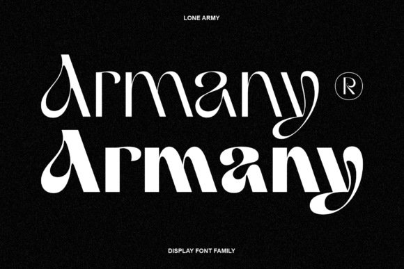 Elevate Your Craft with Armany: A Modern Sans Serif Font
