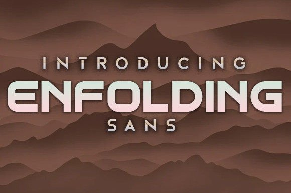 Enfolding: A Thoughtful Display Typeface for Editorial Calm