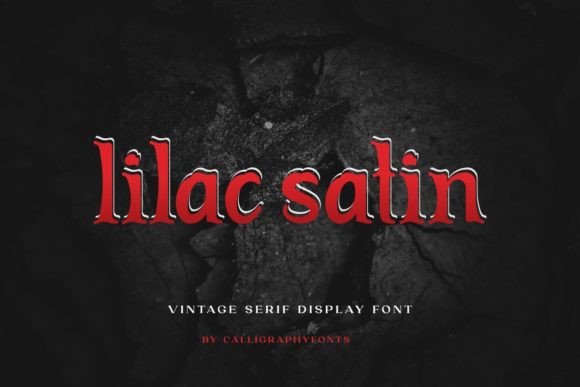 Enhance Your Brand with Lilac Satin Font