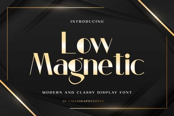 Enhance Your Brand with Low Magnetic Font