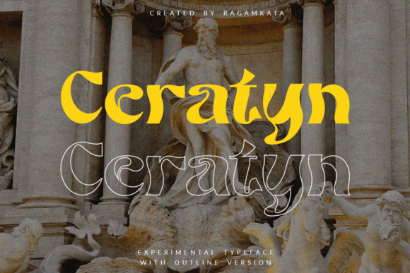 Explore the Mesmerizing Ceratyn Font: A Psychedelic Display Marvel