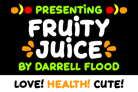 Fruity Juice Font: A Cute Display Typeface for Business Branding