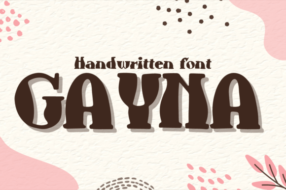 Gayna: A Fun and Unique Display Font for Editorial Design