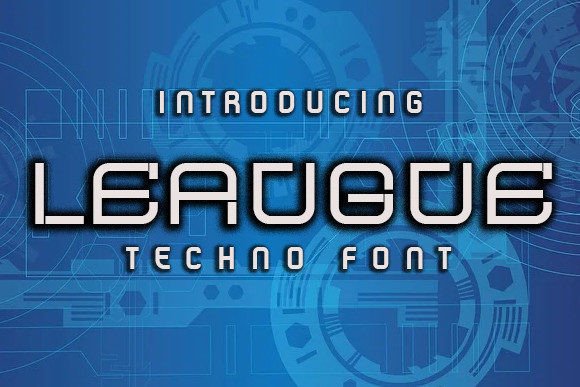 League: The Bold Futuristic Font That Commands Attention
