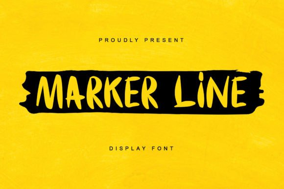 Marker Line: The Perfect Font for Playful and Modern Campaigns