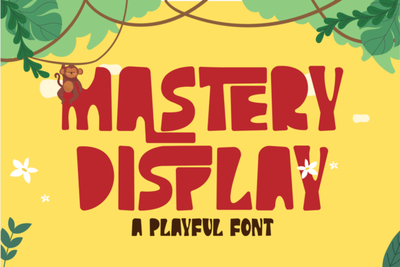 Mastery Display: A Bold Font for Scroll-Stopping Marketing