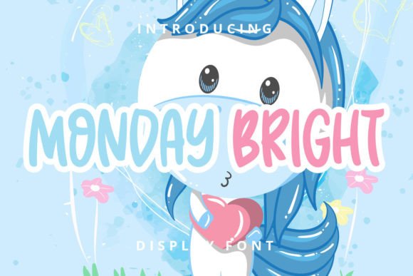 Monday Bright: A Playful Display Font for Engaging Campaigns