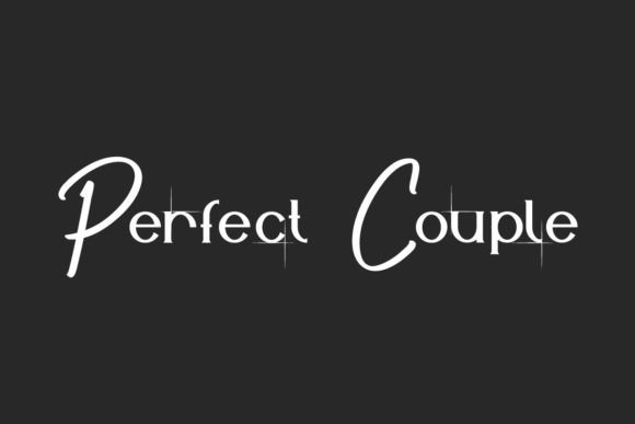 Perfect Couple: A Stylish Font for Creative Makers