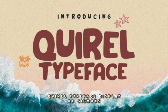 Quirel: A Whimsical Handwritten Font for Creative Projects