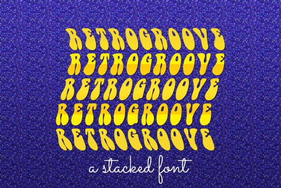 Retrogroove: A Cool Display Font for Creative Makers