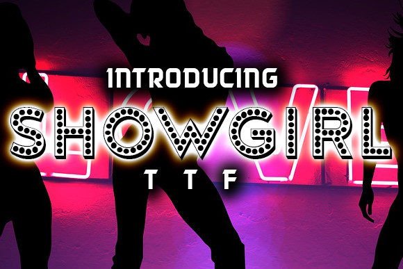 Showgirl: A Versatile 3D Display Font for Creative Projects