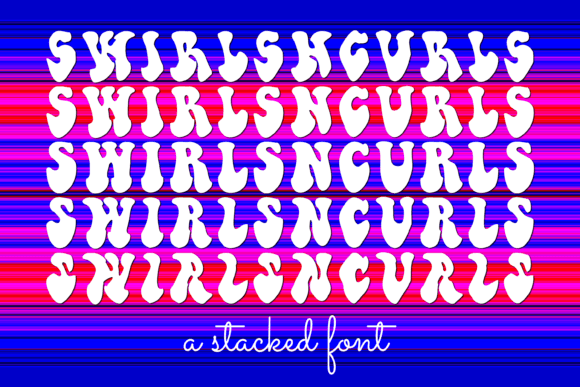 Swirls N Curls: A Stylish Font for Creative Campaigns