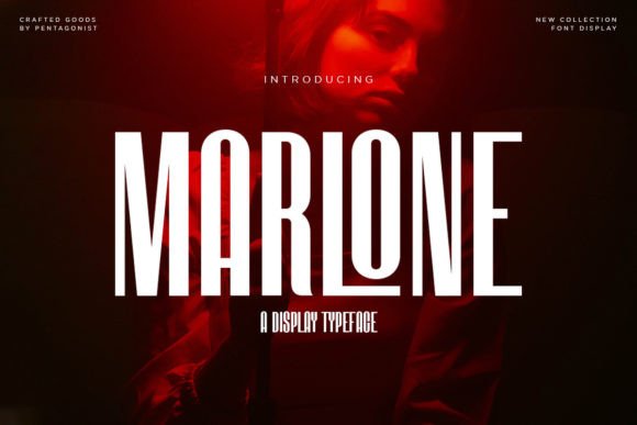 The Marlone Display Font for Online Branding