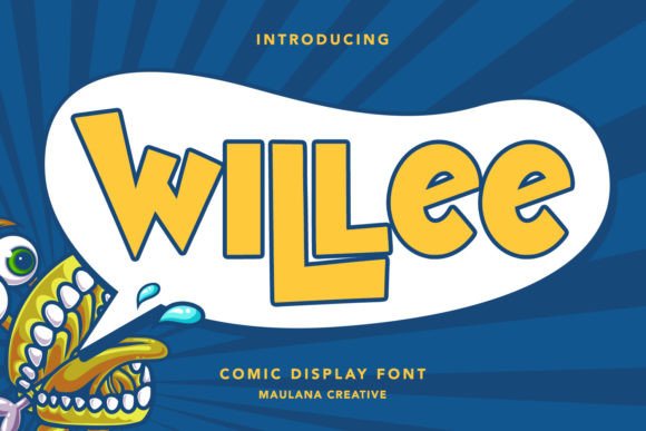 Transform Your Brand with Willee: A Playful Comic Display Font