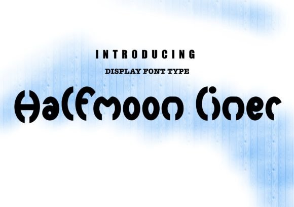 Unleash Creativity with Halfmoon Liner Font