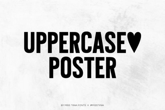 Uppercase Poster: A Versatile Sans Display Font for Modern Branding