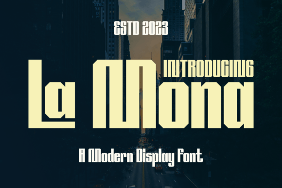 Using the La Mona Font in Modern Branding Projects